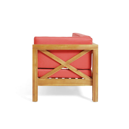 Brava X Back Corner Bench With Coffee Table