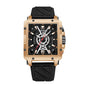 Fashionable Mens Watch With A Large Square Dial