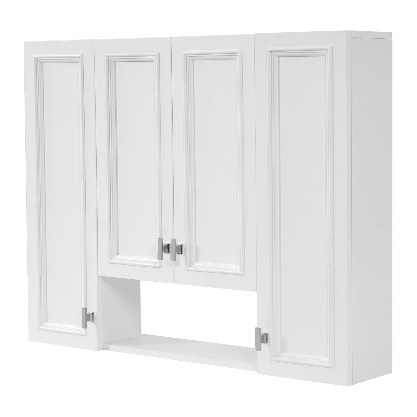 Wall Mounted Bathroom Cabinet With 5 Adjustable Shelves