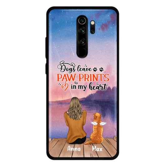 Personalized Dog Phone Case - Man/Woman/Couple With Up to 4 Dogs - Gift Idea For Dog Lover - My Angel Has Paws - Case For Xiaomi, Oppo And Huawei