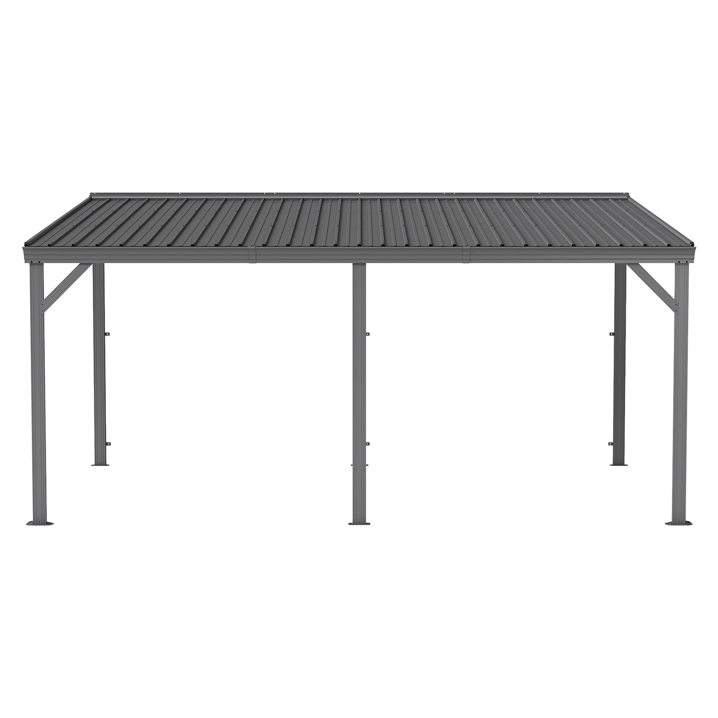 10'x16' Hardtop Wall Mounted Gazebo