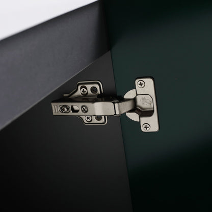 Contemporary Freestanding Bathroom Vanity With Resin Sink & Soft-Close Cabinet Doors