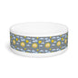 Smiling Suns in a Rainy Sky Pattern - Pet Bowl
