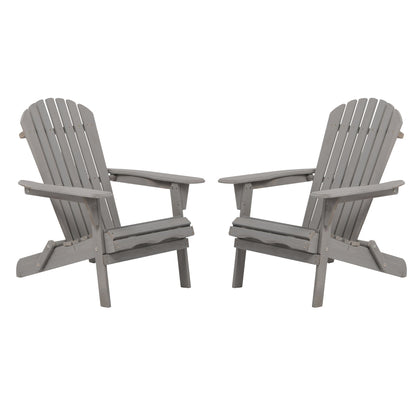 Oversize Outdoor Folding Adirondack Chair, Patio Chair For Garden