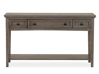Paxton Place - Rectangular Sofa Table - Dovetail Gray