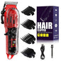 High-Power Pet Clipper With Transparent Shell & Digital Display