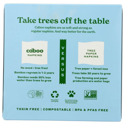 CABOO: 1-Ply Table Napkins 250 Sheets, 1 Pack