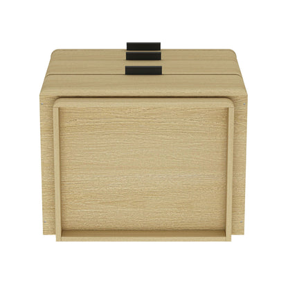 Payton - Nightstand & 3 Drawers - Oak