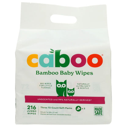 CABOO: Wipe Baby Bundle, 216 packs