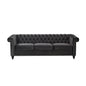 Chesterfield Style 3 Seater Sofa With Deep Button Tufting