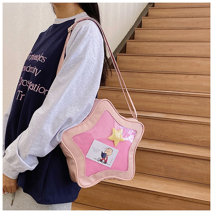 Good-looking New Large Capacity Shoulder Bag Transparent Bag