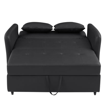 Convertible Sleeper Sofa Bed With 3 USB Ports