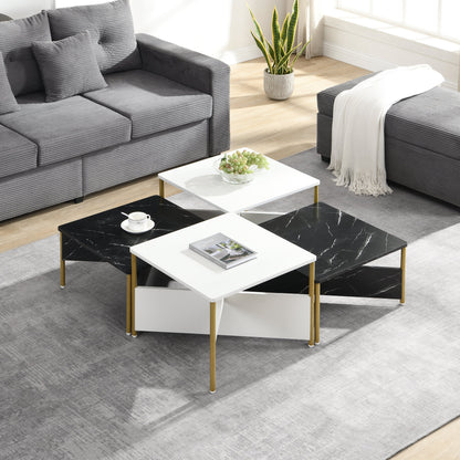 Modern Nesting Coffee Tables Set of 4