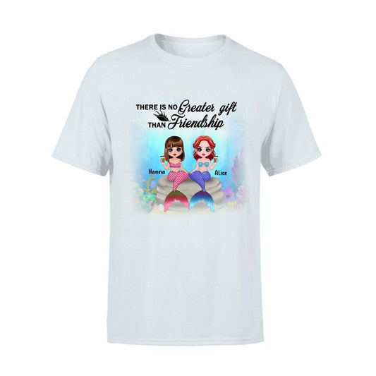 Personalized Mermaid Friends/Sister Shirt - Gift Idea For Mermaid Lover - There Is No Greater Gift Than Friendship
