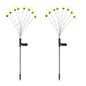 2-Pack Solar Firefly Pathway Stake Lights – IP65 Waterproof Outdoor Decor