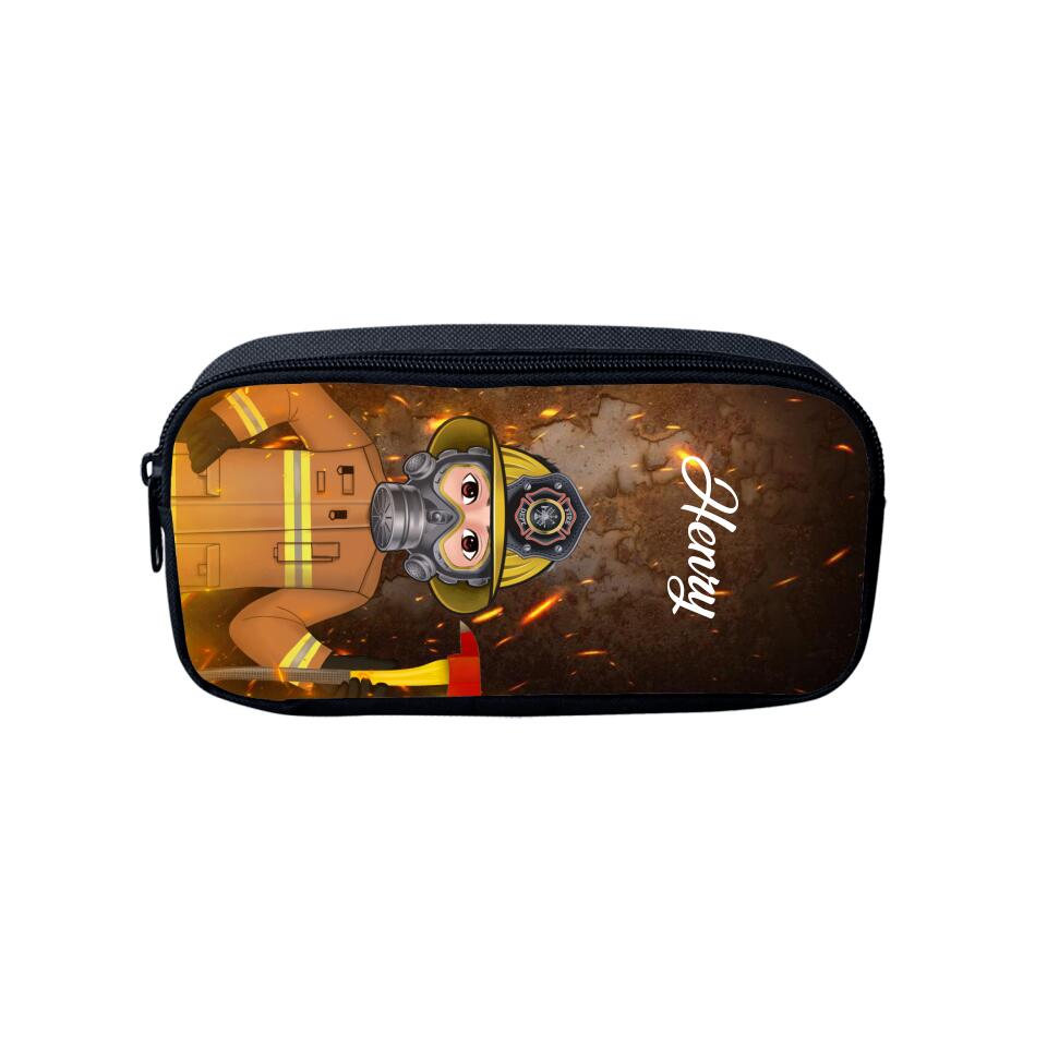 Custom Personalized Firefighter Bag Sets - Gift Idea For Kids/ Firefighter Lovers
