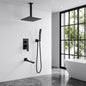 Matte Shower System with Tub Spout and 10 Inch Shower Head