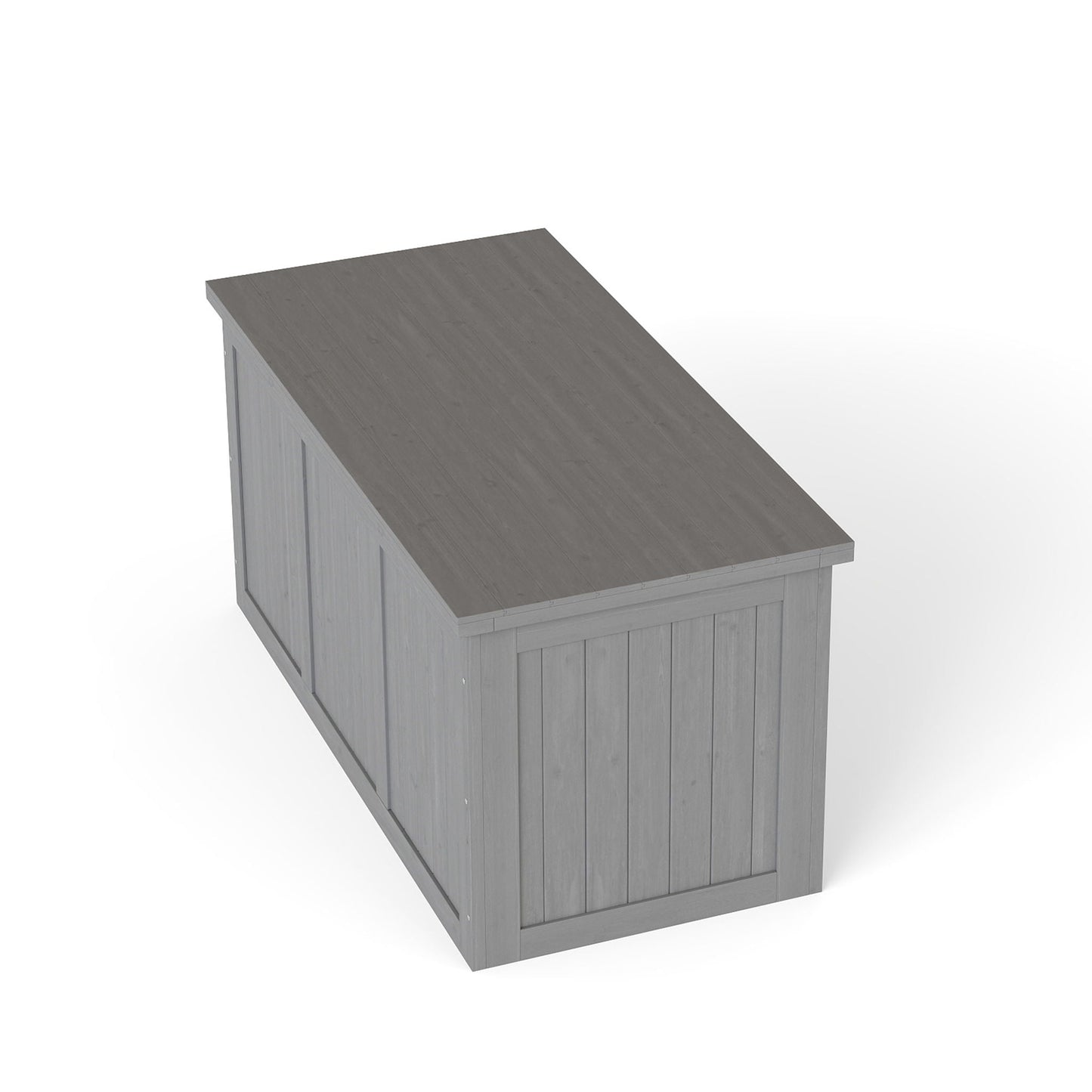 Outdoor Deck Box, Storage With Seat & Table Top