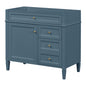 Bathroom Vanity With 2 Drawers And Tip-Out Drawer, Storage Cabinet