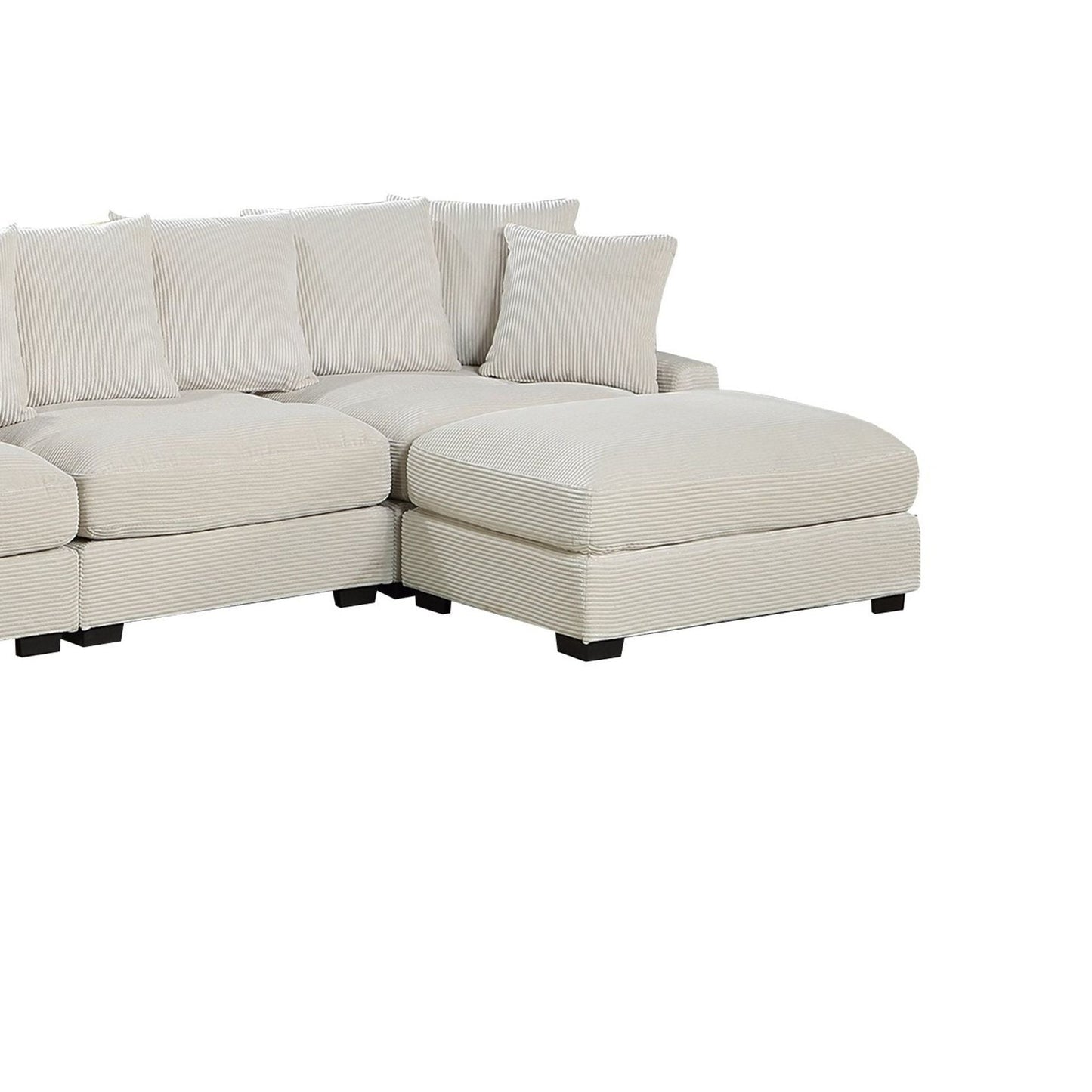Modular Seating With Pillows
