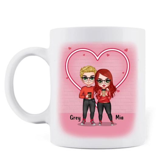Personalized Couple Coffee Mug - Valentine's Day Gift Idea For Couple - I love My Wife Awesome Wife