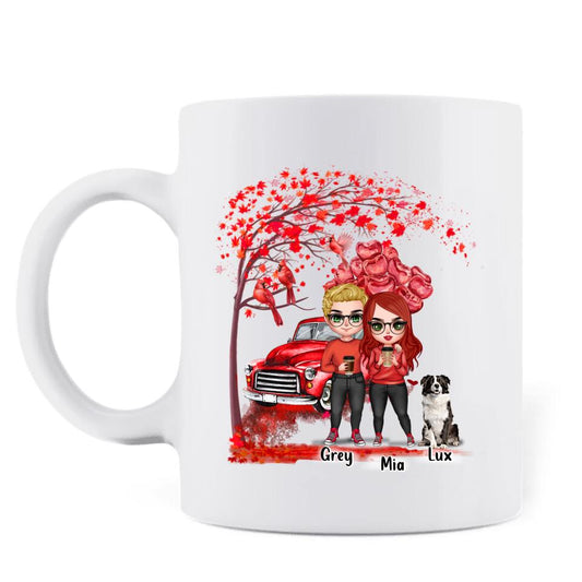Personalized Valentine Couple & Dog Coffee Mug - Valentine's Day Gift Idea For Couple - Annoying Each Other For 20 Years And Still Going Strong
