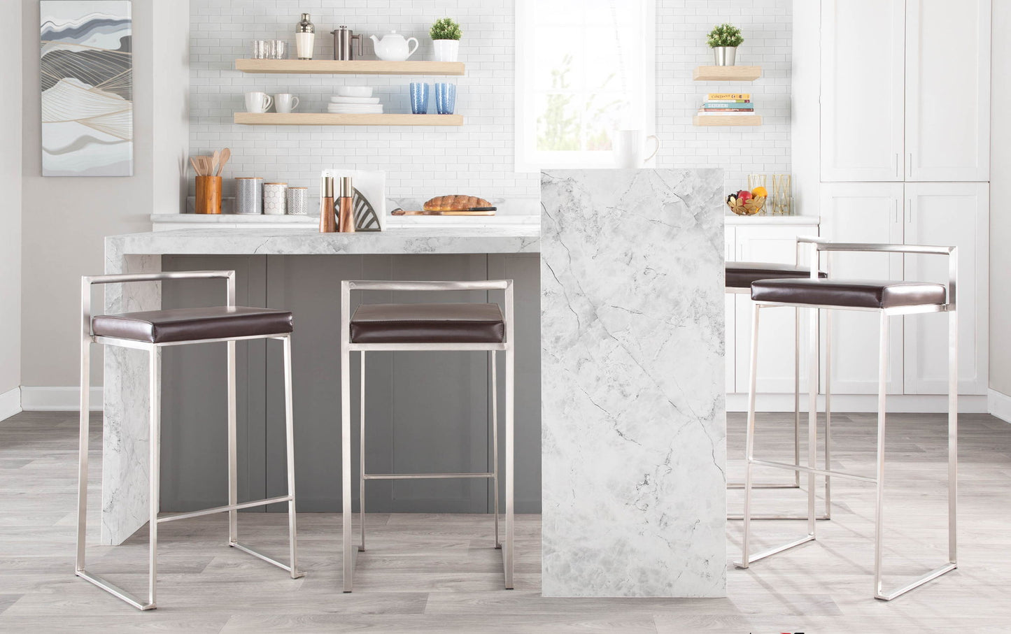 Fuji - Contemporary Stackable Design Barstool