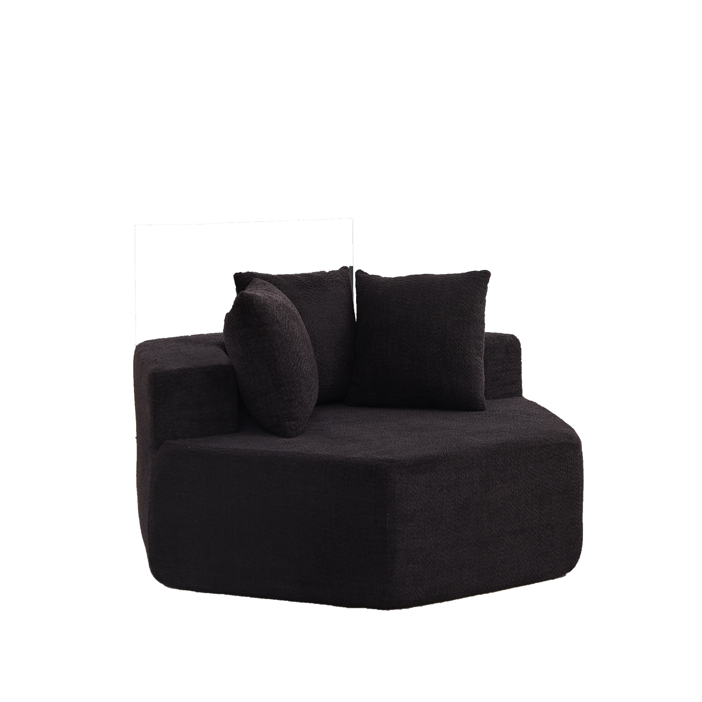 54-inch Modern-style Hexagonal Single Lounge Chair