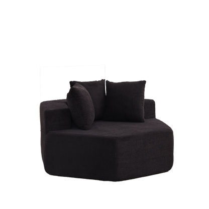 54-inch Modern-style Hexagonal Single Lounge Chair