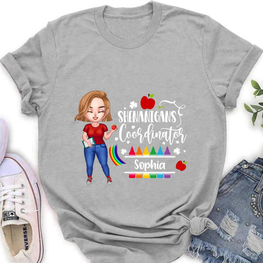 Personalized Shenanigans Coordinator Shirt - St Patrick’s Day Gift For Teacher