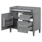 Bathroom Vanity With 2 Drawers And Tip-Out Drawer, Storage Cabinet