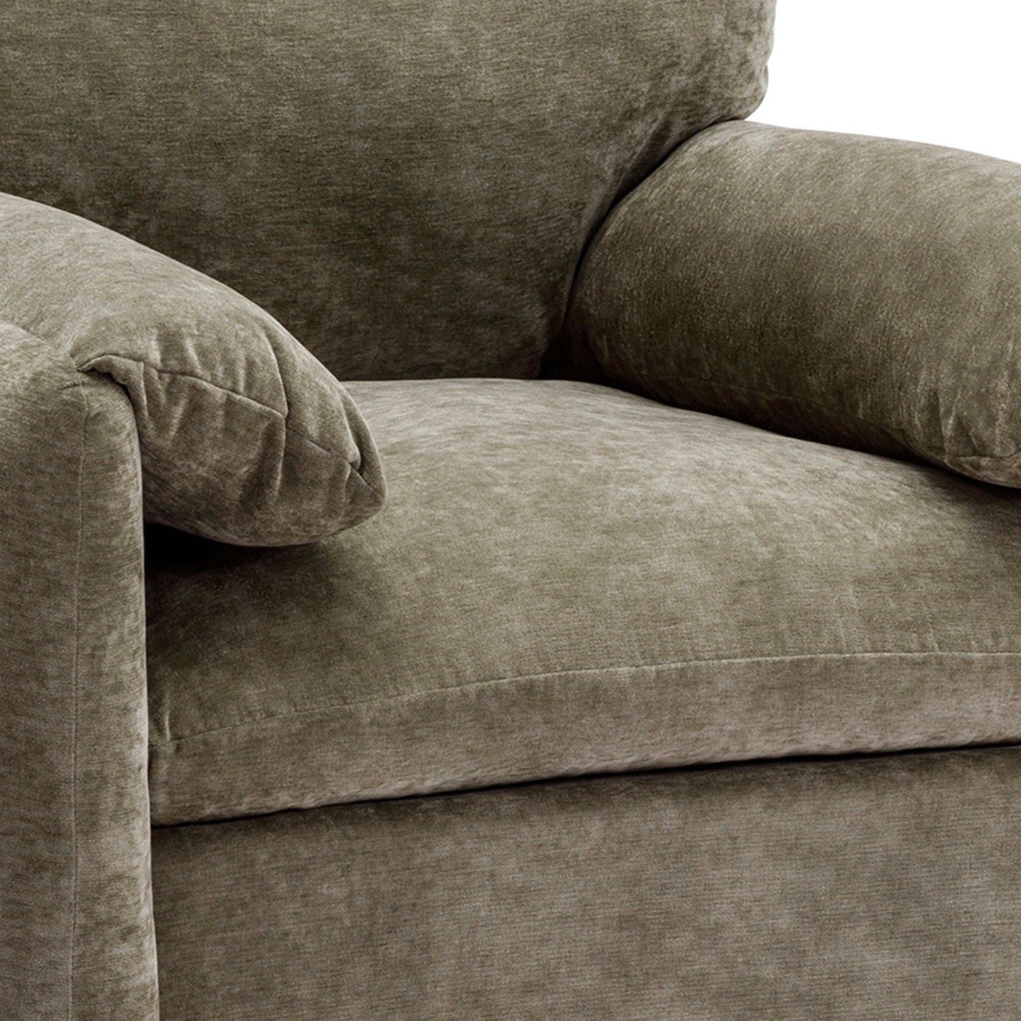 Oversized Accent Single Sofa Lounge Chair - Matcha Green