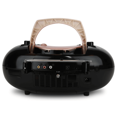 Emerson 7" Bluetooth DVD Boombox w AMFM Radio, Stereo Speakers & Multi-Media