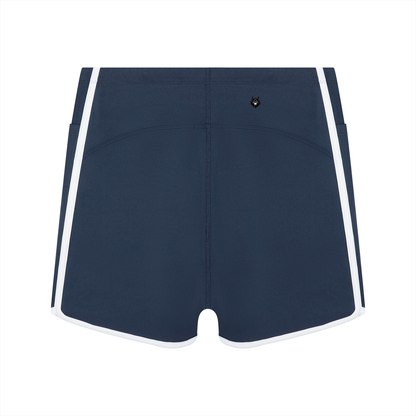 Loki & Ivy Women's High Rise Color Block Yoga Shorts