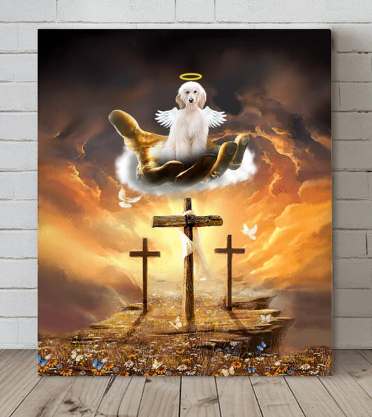 Custom Personalized Memorial Dog Canvas - Up to 3 Dogs - Best Gift For Dog