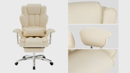 Big and Tall Executive Office Chair with Footrest