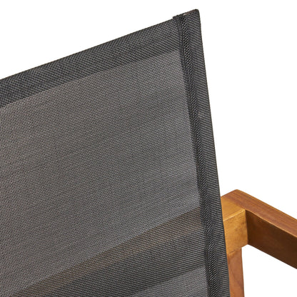 Belfast - Dining Chair With Acacia Wood Frame And Seating (Set of 2)