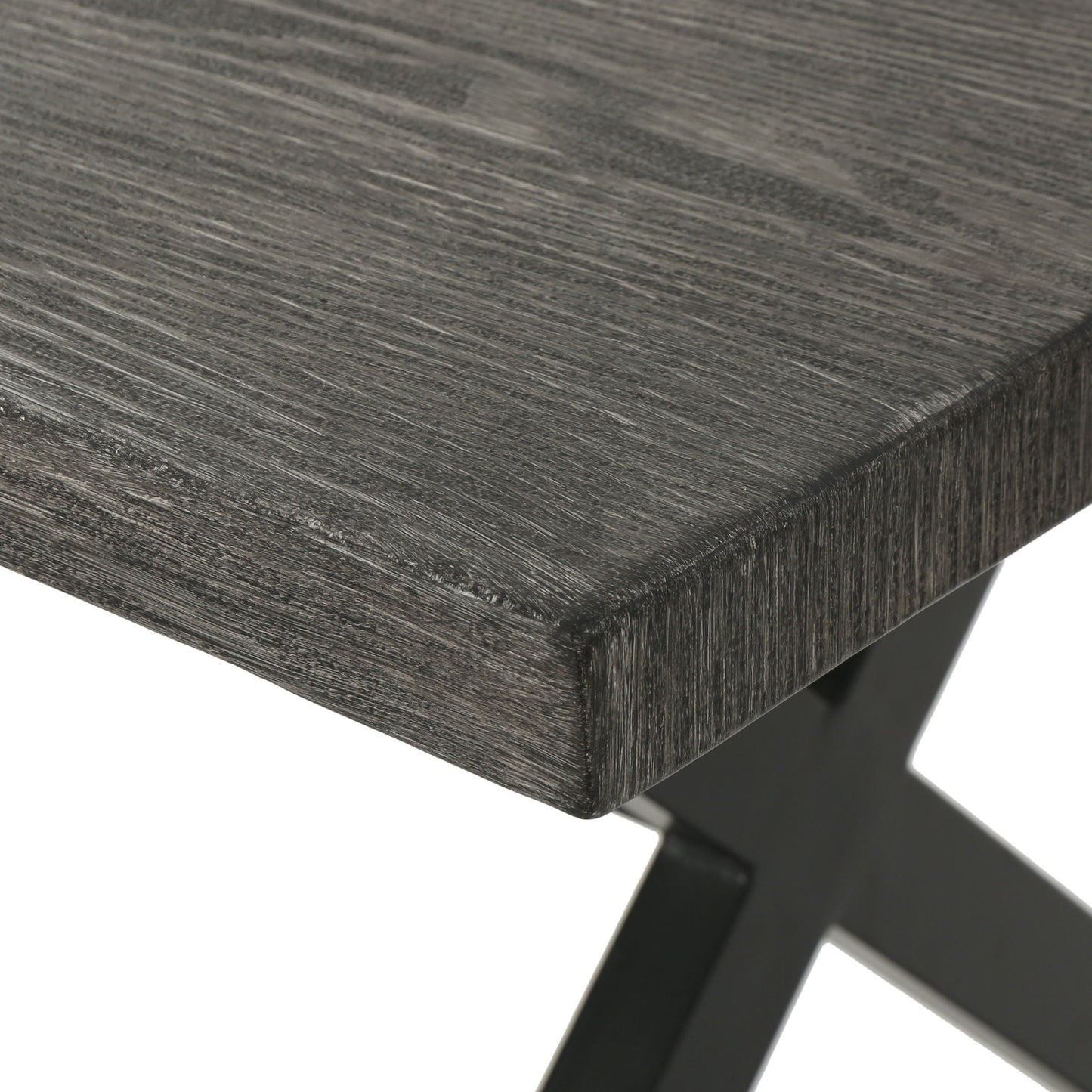 Rolando Outdoor Aluminum Dining Table with Steel Frame