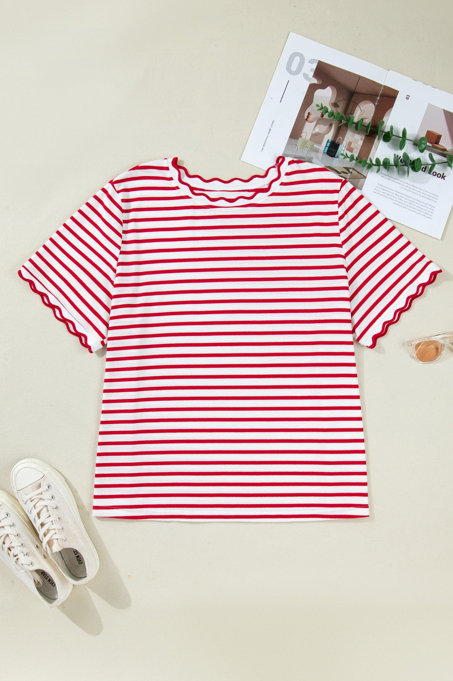 Esther Trim Short Sleeve PLUS Top