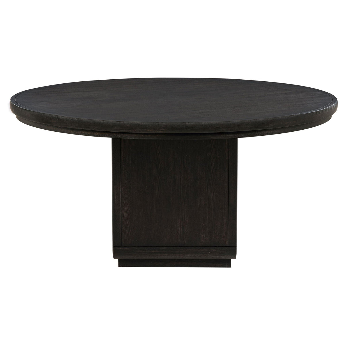 Leandro 7-piece Round Dining Table Set Burnished Black