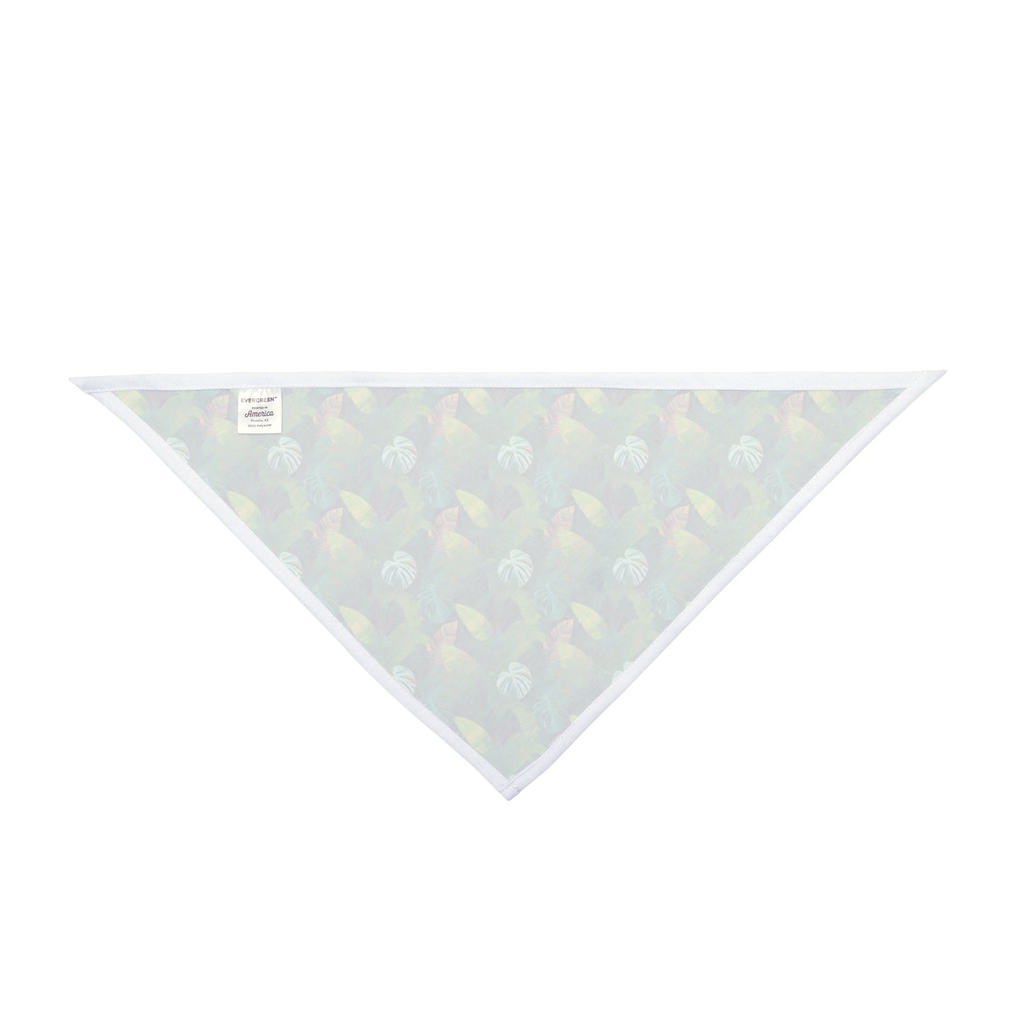 Emerald Canopy Pattern of Tropical Leaves - Pet Bandana Pet Zen