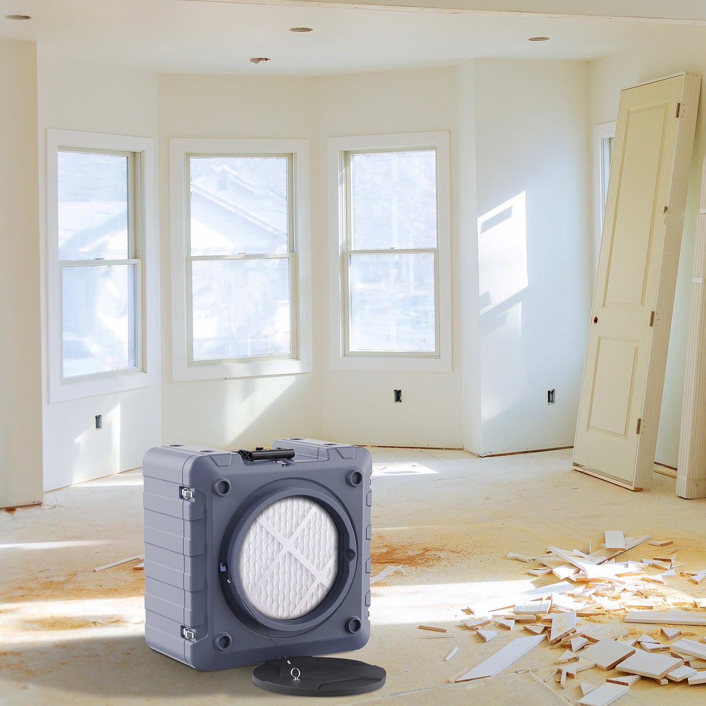 Air Scrubber with 3-Stage Filtration, Stackable Negative Air Machine 800 CFM