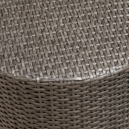 Keaton Barrel Side Table Gray