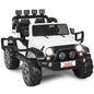 Electric Kids Ride On Car with Remote Control and Music - Storage Box Included