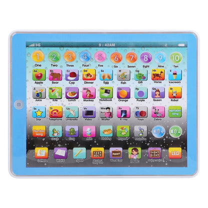 Kid Baby Toddler Tablet Toy Educational Learning Study Tablet Pad Gift for Aged 2 3 4 5 6 7 Girls Boys