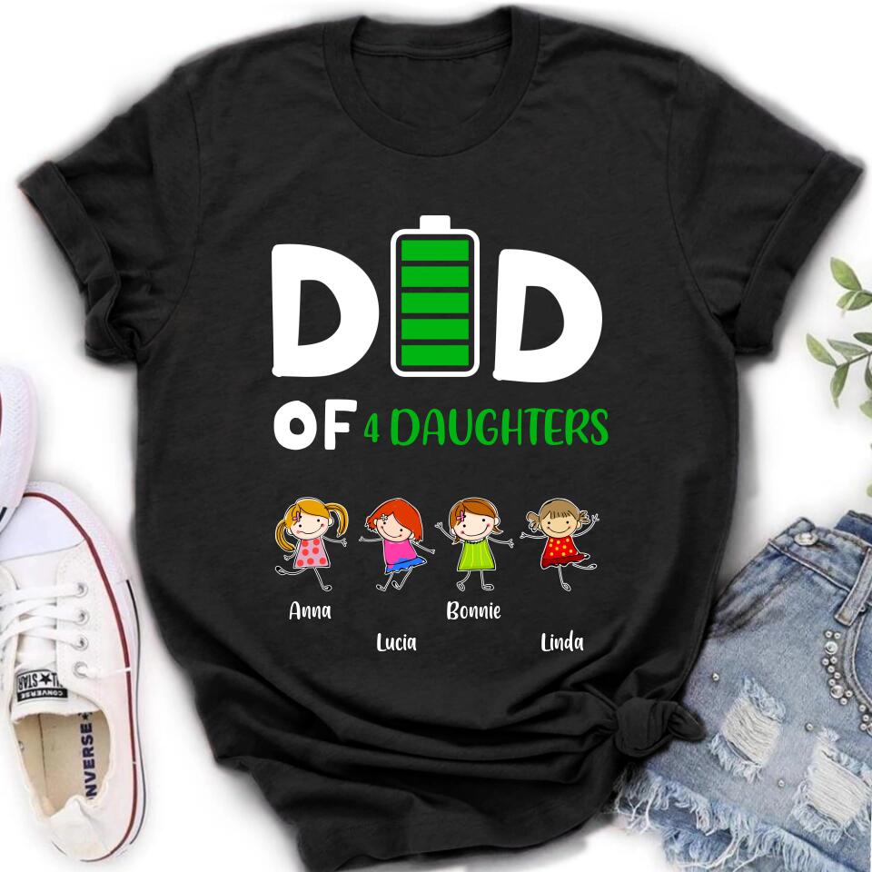 Personalized Family Shirt/Long Sleeve/Sweatshirt/Hoodie - Up to 4 Children - Gift Idea For Mother's Day