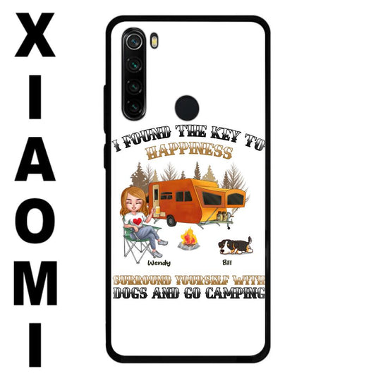 Personalized Dog Camping Queen Phone Case - Gift Idea For Camping Lovers/Friends/ Dog Mom - Up to 5 Dogs - Case For Xiaomi/Oppo/Huawei