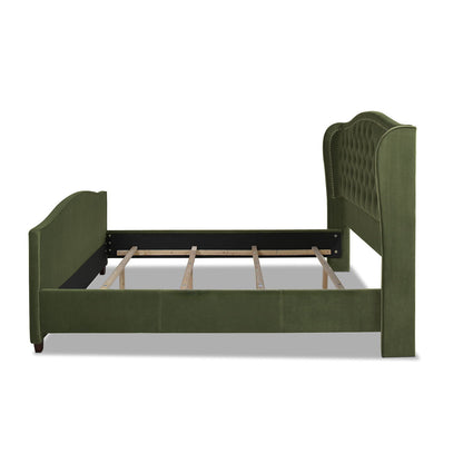 Marcella - Upholstered Shelter Headboard Bed Set