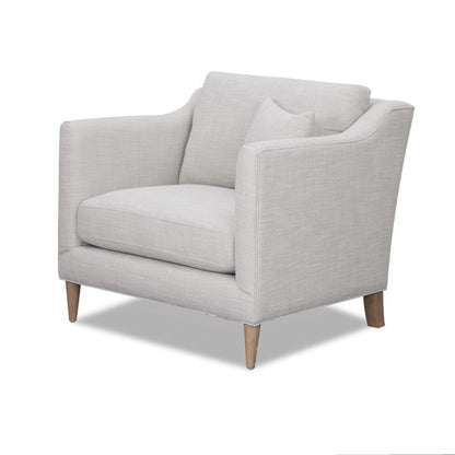 Chair With High Track Arms - Beige