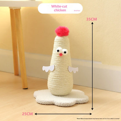 Cat Scratching Board, Vertical, Durable, Not Easy To Shed, Hemp Rope Post, Self-Entertainment, Boredom Relief, Cat Climbing Frame, Pet Supplies, Cross-Border Hot Item